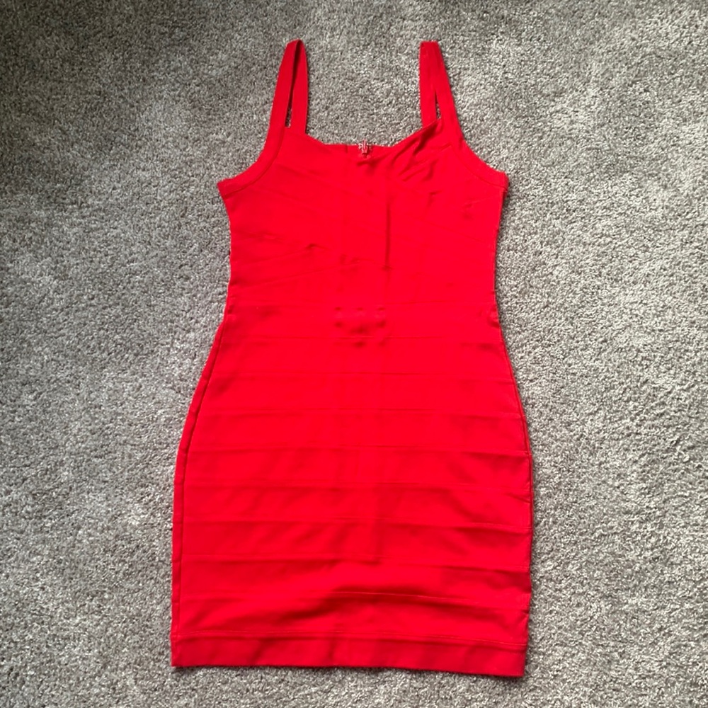 Sexy Red Body-con Dress size M